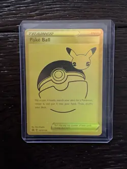 Pokemon Celebrations Poke Ball SWSH146 Sealed 25th Anniversary Gold Promo - Image 1