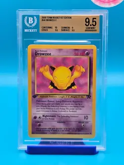 BGS 9.5 - 2000 Pokemon Team Rocket 1st Edition #54 Drowzee C - Image 1