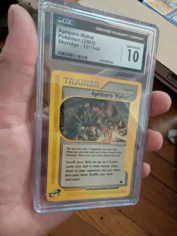 (POP 10) CGC 10 GEM MINT Apricorn Maker Trainer 121/144 Pokemon (2003) Skyridge - Image 1