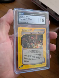 (POP 10) CGC 10 GEM MINT Apricorn Maker Trainer 121/144 Pokemon (2003) Skyridge - Image 2