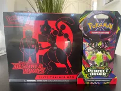 Pokemon TCG Destined rivals etb plus perfect order booster pack- Factory Sealed - Image 1