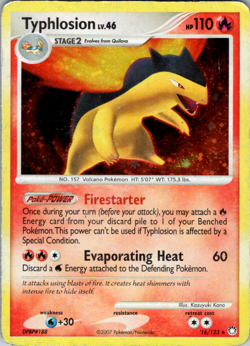 Pokemon Typhlosion Holo - Mysterious Treasures - 16/123 - Image 1