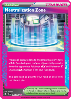 Neutralization Zone 060/064 ACE SPEC Rare Shrouded Fable Pokemon Near Mint - Image 1