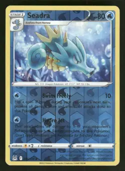 Seadra 036/196 Uncommon Lost Origin Pokemon Reverse Holo NM/M - Image 1