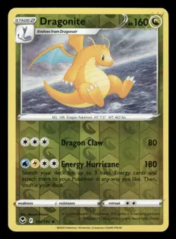 Dragonite 131/195 Holo Rare Silver Tempest Pokemon Reverse Holo NM/M - Image 1