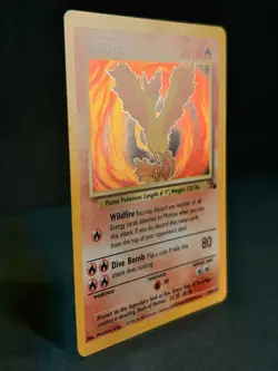 Moltres , Articuno, Lapras Unlimited Holo Rare - Pokemon Fossil Set NM - Image 2