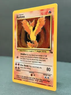 Moltres , Articuno, Lapras Unlimited Holo Rare - Pokemon Fossil Set NM - Image 3