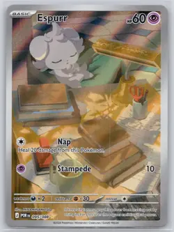 Espurr 095/088 Holo Illustration Rare Perfect Order Pokemon Near Mint - Image 1