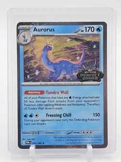 AURORUS 2026 POKEMON MEGA EVOLUTION PERFECT ORDER STAMPED #024/088 A Q5677 - Image 1