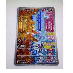 Pokemon TCG Deerling 165/162 SV05 Temporal Forces Illustration Rare Holo 70 HP - Image 1