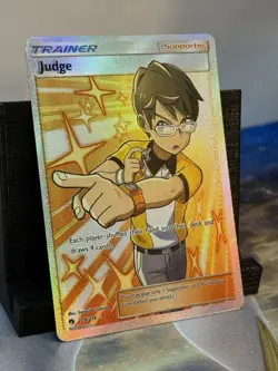 ERROR Judge 209/214 Full Art Lost Thunder Pokemon Texture Shift Misprint NM - Image 4