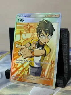 ERROR Judge 209/214 Full Art Lost Thunder Pokemon Texture Shift Misprint NM - Image 5