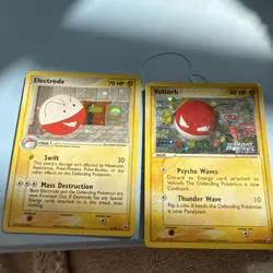 Pokemon TCG EX Team Rocket Returns Electrode 5/101 Voltorb 80/109 Holo Lot 2 - Image 2