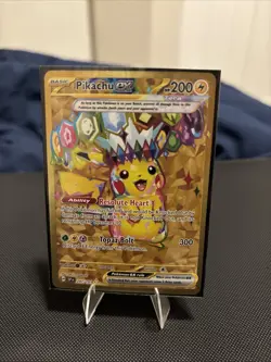 Pokemon TCG - Pikachu Ex 247/191 - Surging Sparks Gold Hyper Rare~NM - Image 1