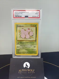 2000 POKEMON BASE SET 2 #74 EXEGGCUTE PSA 9 MINT - Image 1