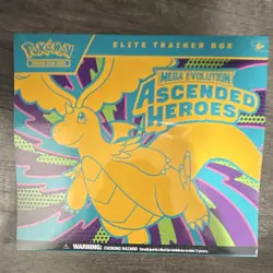 Pokemon TCG Mega Evolution Ascended Heroes Elite Trainer Box English Dragonite - Image 1