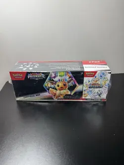 Pokemon TCG Prismatic Evolutions Surprise Box & Booster Sam's Club Bundle - Image 1