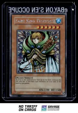 1996 Yu-Gi-Oh! Fairy King Truesdale #WC4-001 - Image 1