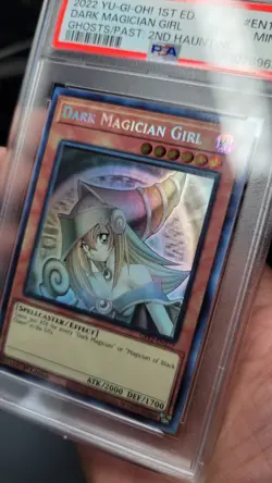 Yu-Gi-Oh! Dark Magician Girl Ghosts/Pasts 2nd Haunting 1st Edition PSA 9 - Image 3