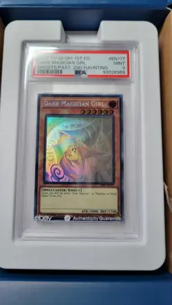 Yu-Gi-Oh! Dark Magician Girl Ghosts/Pasts 2nd Haunting 1st Edition PSA 9 - Image 5