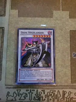 YUGIOH TCG DARK HIGHLANDER CT09-EN007 SUPER LIMITED ED NM - Image 1
