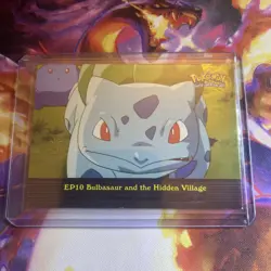 Bulbasaur And The Hidden Village Foil #EP10 Pokemon 2000 Topps TV HOLO FOIL - Image 1