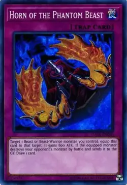 Horn of the Phantom Beast - DASA-EN060 - Super Rare - Unlimited - Lightly Played - Image 1