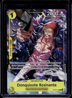 2025 One Piece Legacy of the Master Donquixote Rosinante Rare #OP12-108 - Image 1