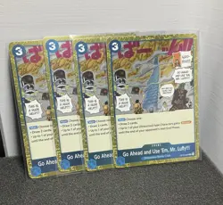 One Piece CCG Dressrosa/Barto Club Go Ahead and Use 'Em, Mr. Luffy OP15-055 4 C… - Image 1