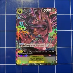 One Piece CCG Nico Robin OP09-107 Emperors New World Parallel Alt Art Foil - Image 1