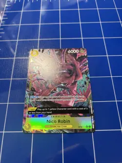 One Piece CCG Nico Robin OP09-107 Emperors New World Parallel Alt Art Foil - Image 2