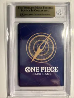 2025 ONE PIECE #OP11-114 GUM-GUM FIRE-FIST PISTOL RED HAWK BGS 10 BECKETT OP11 - Image 2