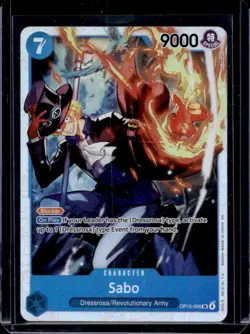 2026 One Piece Adventure on Kami's Island Sabo Super Rare #OP15-046 - Image 1