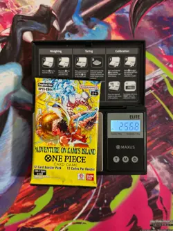 (VERY HEAVY)🔥25.68g One Piece Adventure On Kami’s Island OP15 Booster Pack - Image 1