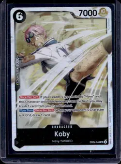 2026 One Piece Adventure on Kami's Island Koby Super Rare #EB04-044 - Image 1