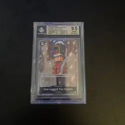 One Piece One-Legged Toy Soldier Full Art Foil PRB Op05-081 BGS 9.5 - Image 1