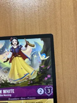 NM Disney Lorcana Wilds Unknown Snow White Merry as the Morning 37/204 Legendary - Image 4