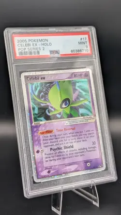 Pokemon Celebi ex POP Series 2 Ultra Rare #17 PSA 9 Mint - Image 1