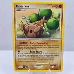 Bonsly 71/130 Diamond & Pearl Pokemon Card LP/MP - Image 1
