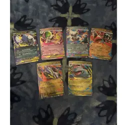 Pokemon lot of 6 EX cards from Mega Evolutions - Image 1