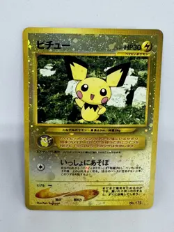 Pokemon TCG Pichu No.172 Holo Card Neo Genesis Reverse holo NM - Image 1