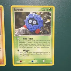 Pokemon Nintendo Phanpy 69/107 Tangela 30/112 2 Card Lot Yuka Morii ENG LP to MN - Image 3
