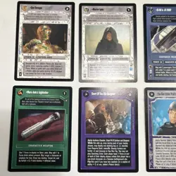 Star Wars CCG Enhanced Jabbas Palace Complete 12 Card Set Unplayed - Image 2