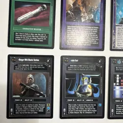 Star Wars CCG Enhanced Jabbas Palace Complete 12 Card Set Unplayed - Image 4