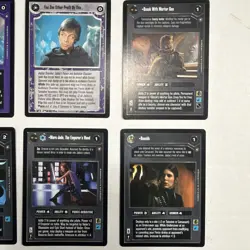 Star Wars CCG Enhanced Jabbas Palace Complete 12 Card Set Unplayed - Image 5