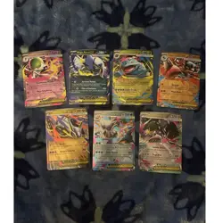 Pokemon TCG lot of 7 EX cards from Mega Evolution - Image 1