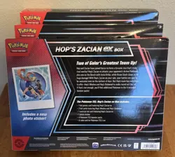 3 X Pokemon TCG Hop’s Zacian ex Box! Factory Sealed (3 Boxes total) - Image 2