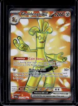2023 Pokemon SV Paradox Rift Gholdengo ex #231/182 - Image 1