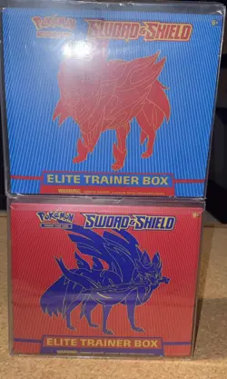 Pokemon Sword And Shield ETB. Set Of 2. Factory Sealed. - Image 1