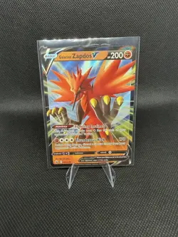 Pokemon TCG Galarian Zapdos V 80/198 Full Art Holo Rare - Chilling Reign - Image 1